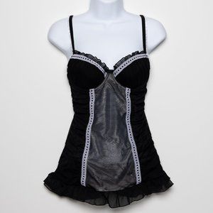 Lingerie from La Vie En Rose in XS (Black with white stripe)